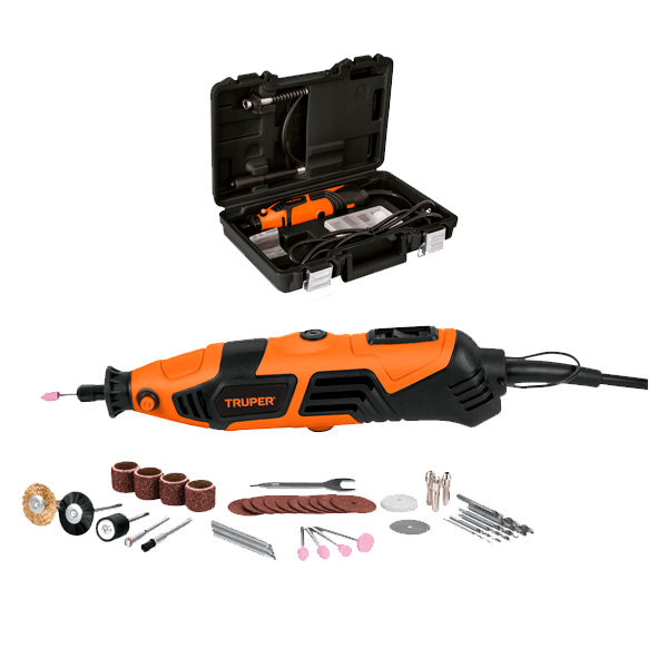 Moto Tool Truper 150W + Accesorios + Estuche 17449