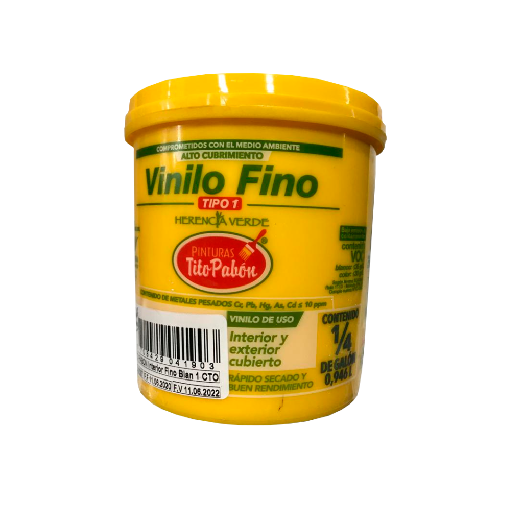 Vinilo Tipo 1 1/4 Blanco Tito Pabon 46393