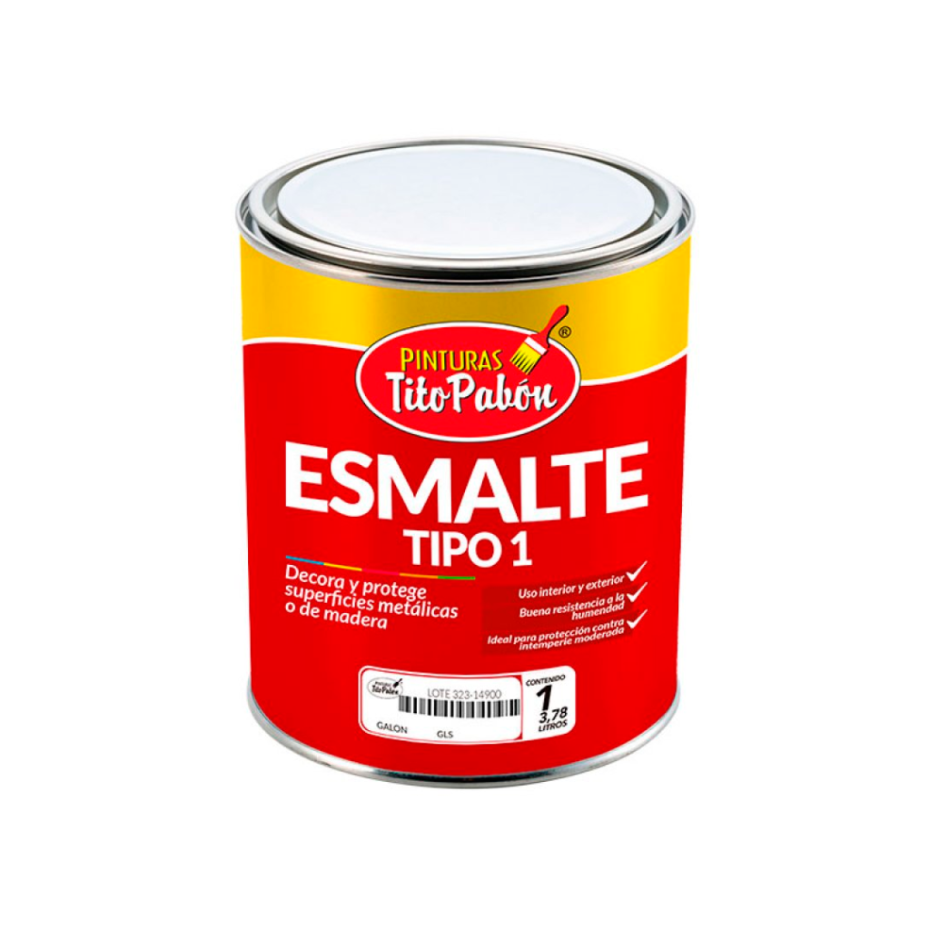 Esmalte Blanco Mate Galon Tito Pabon 46398