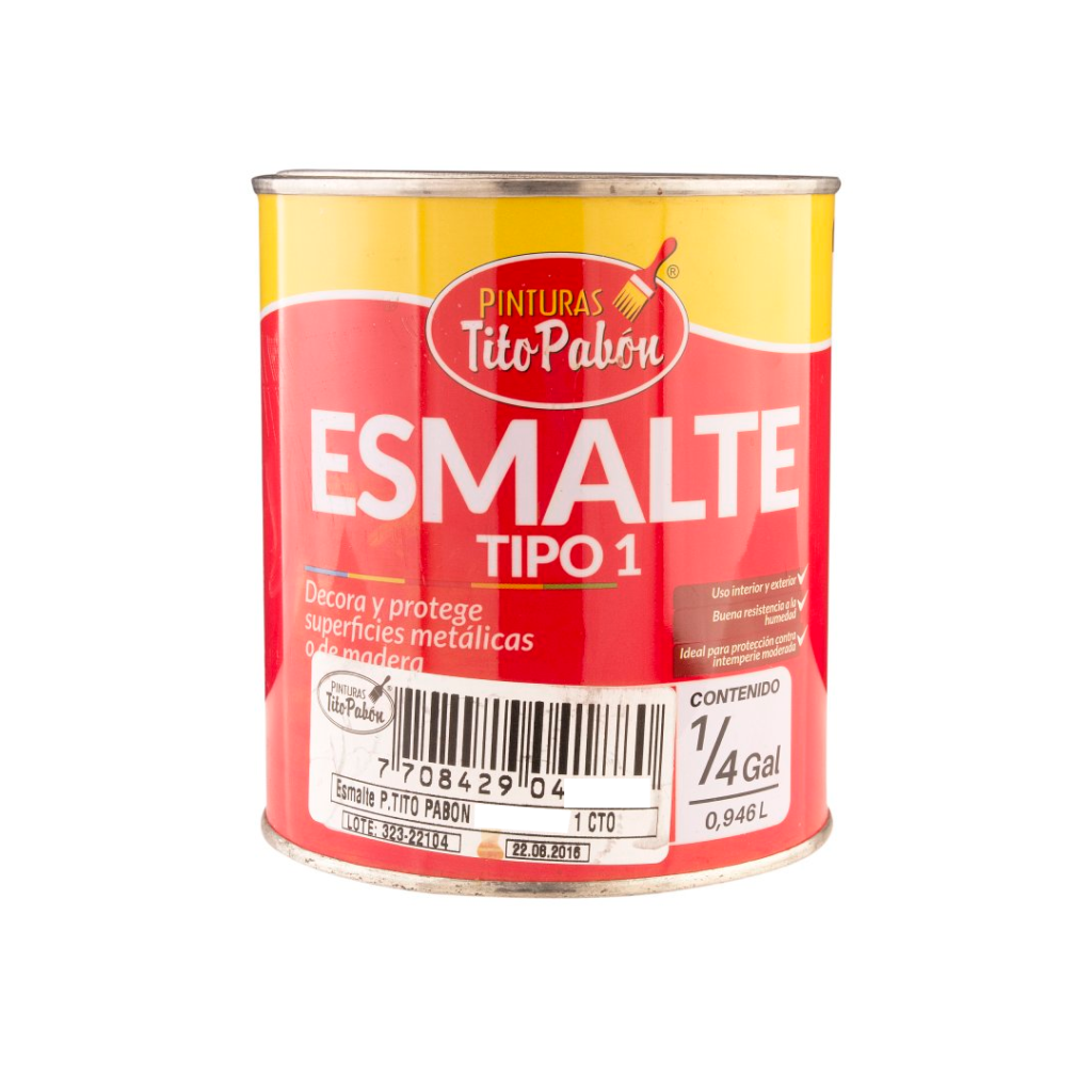 Esmalte Negro Mate 1/4 Tito Pabon 46400