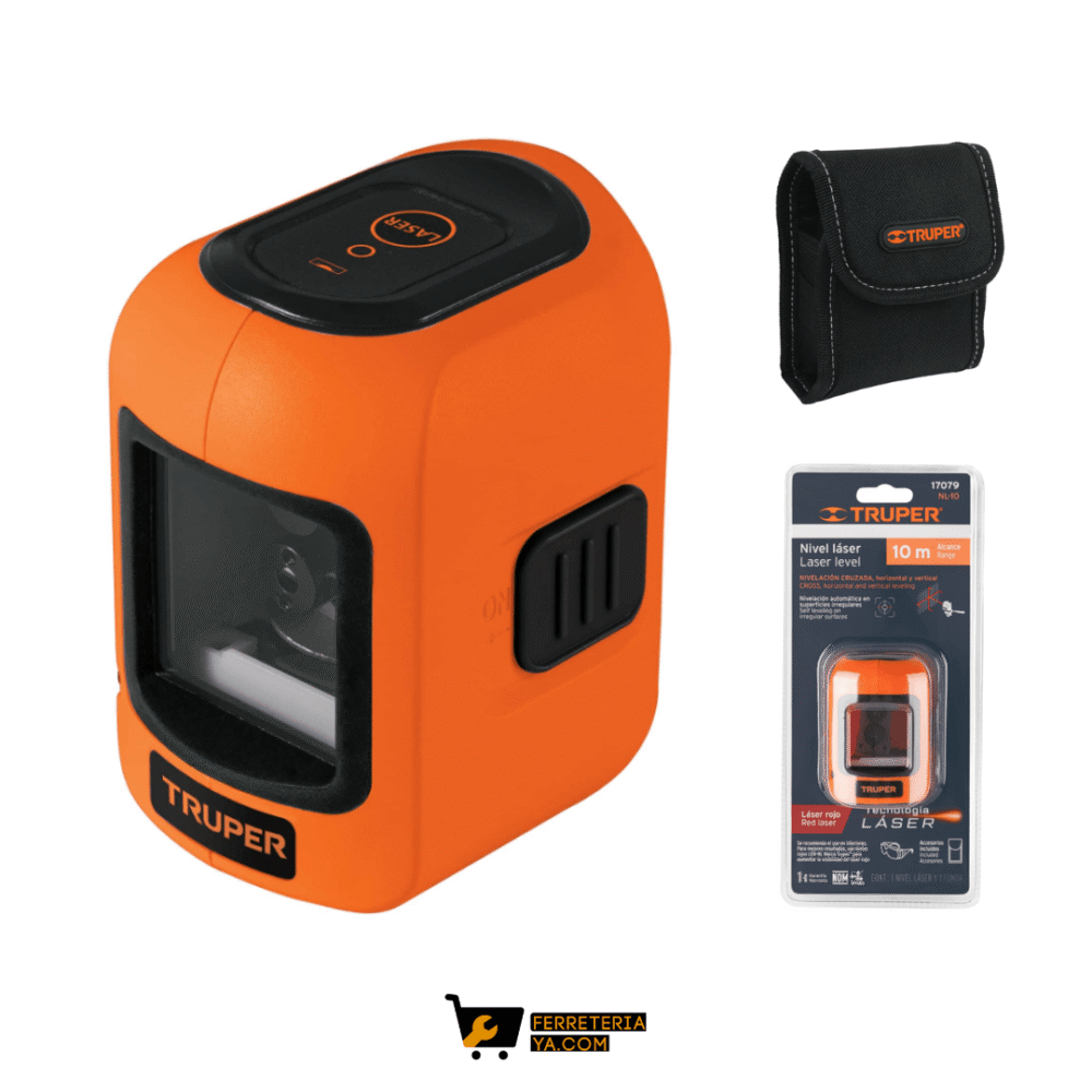 Nivel Laser 10m con Forro Truper 17079