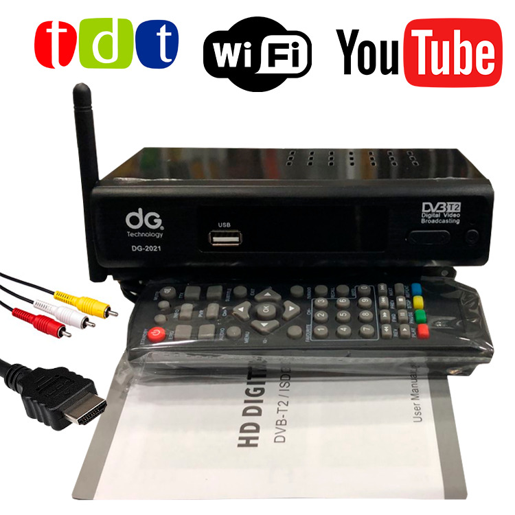 Decodificador Tv Digital Terrestre Tdt Antena Wifi