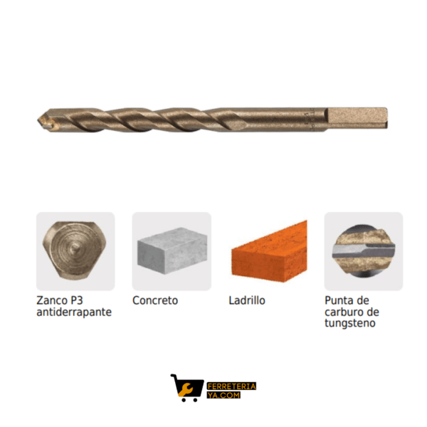 Broca Muro 1/2 Truper - 11230