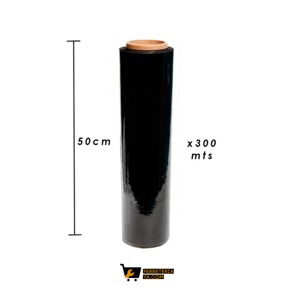 Vinipel Strechs Embalaje Negro 50cm x 300mts  48025