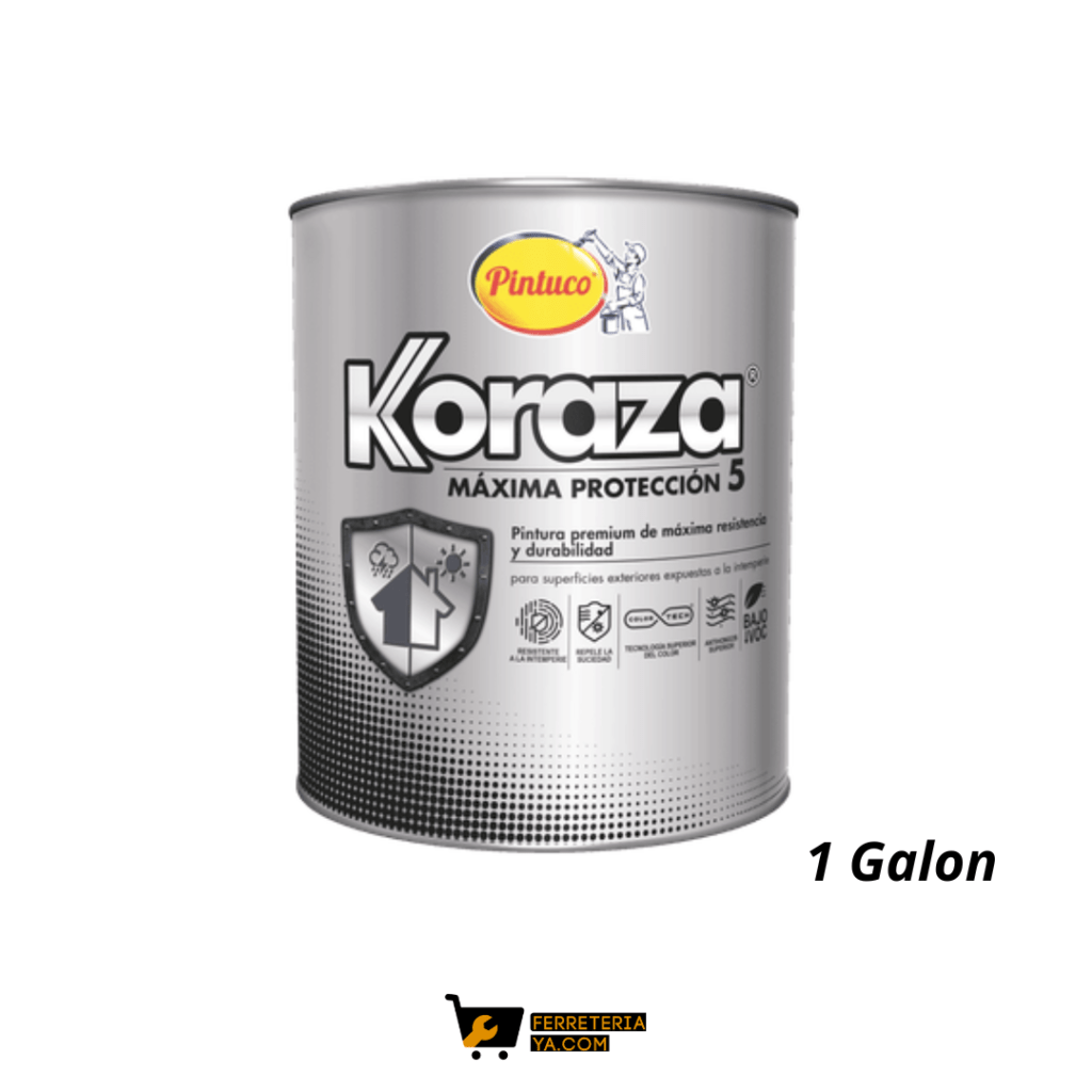 Pintura para Exterior Koraza Blanco Galon (50108)