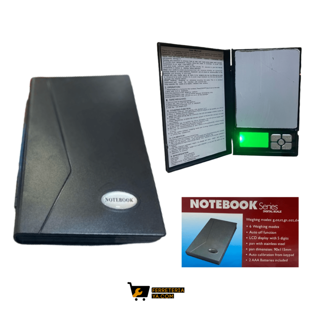 Gramera de Bolsillo Notebook 2000 gr (50177) - Imagen 2