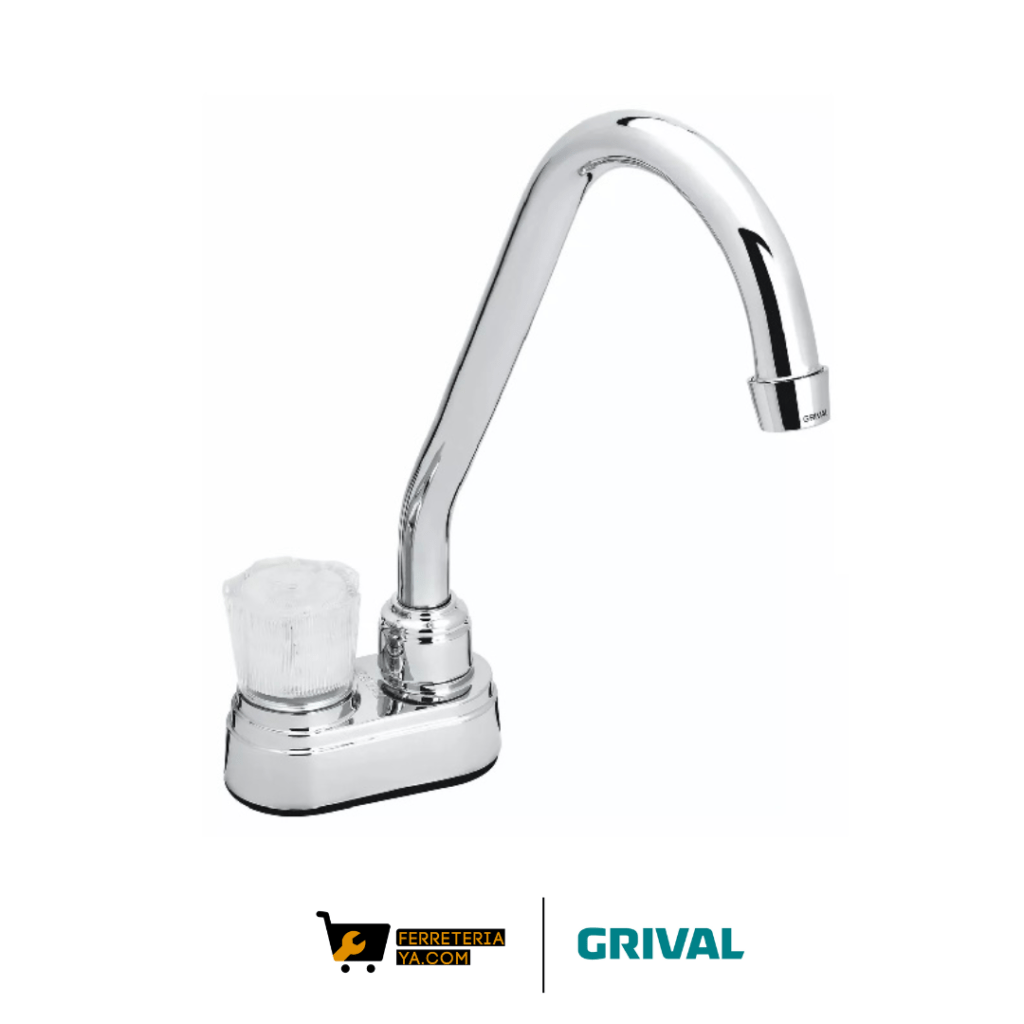 Mezclador Lavaplatos Pomo Sencillo Grival Briza (48543)