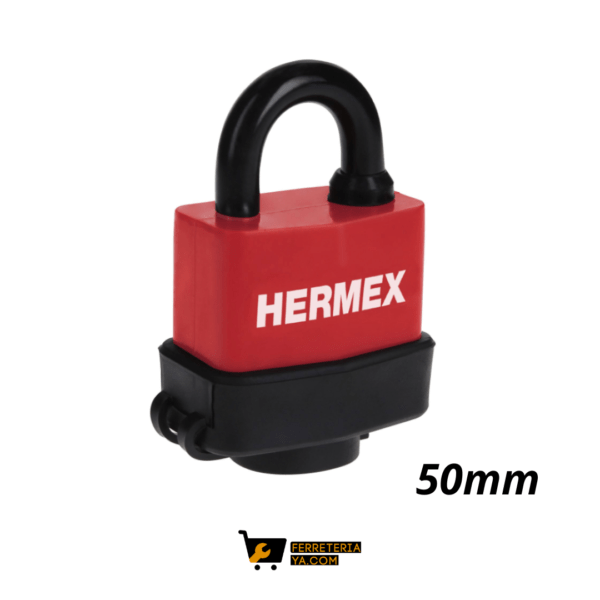 Candado Hermex Encauchetado 50mm - 43368