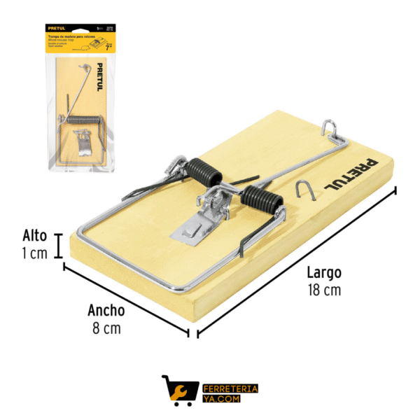 Trampa para Raton 7" x 1 Unidad - Pretul 23710