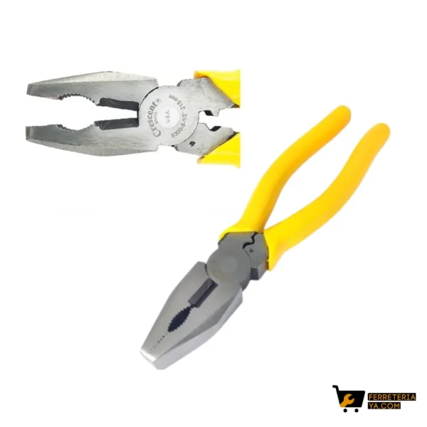 Alicate Electricista Combinado 8.5" Con Pela Cable Uyustools 49506
