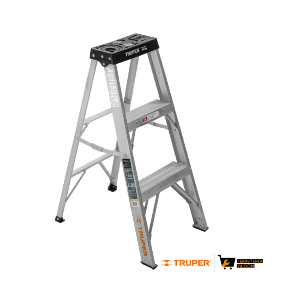 Escalera De Tijera Tipo Iii 2 Peldaños - Truper 16740