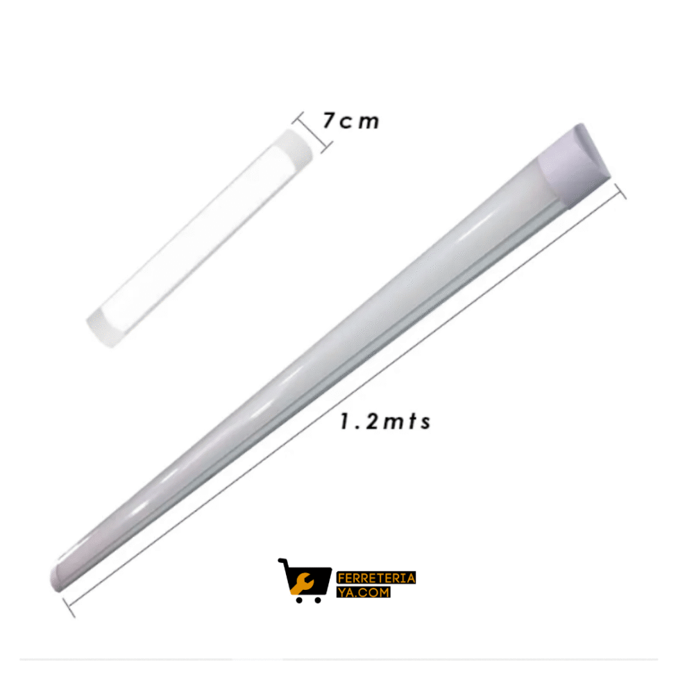 Lampara Led 2x18W ITL07 6.500K Blanco 1.2mts 48859