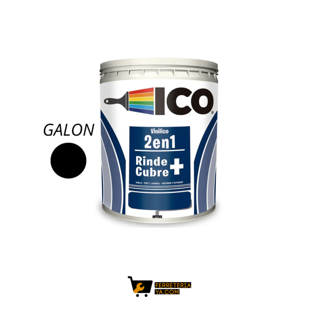 Vinilo Negro Tipo 1 Ico Galon Lavable 49670