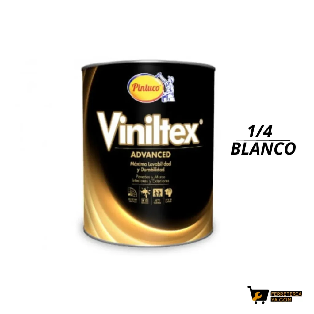 Vinilo Tipo 1 Blanco Viniltex 1/4 - Pintuco 50026