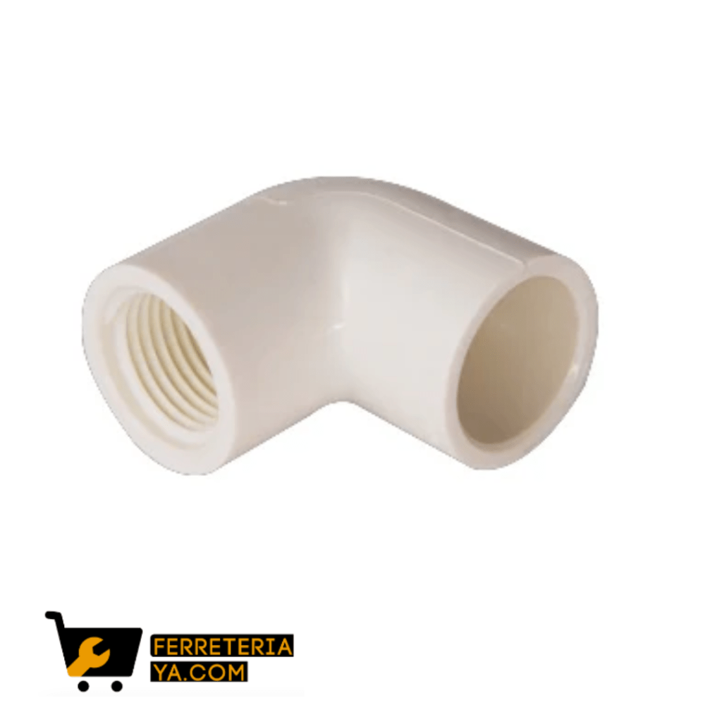 Codo Roscado PVC 1/2" 20047