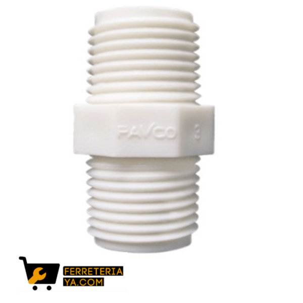 Niple Roscado PVC 1/2" 20046