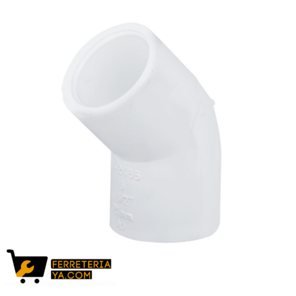 SemiCodo PVC 1"1/4 20079