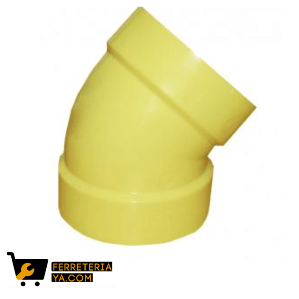 Semicodo Sanitaria C X C 4"