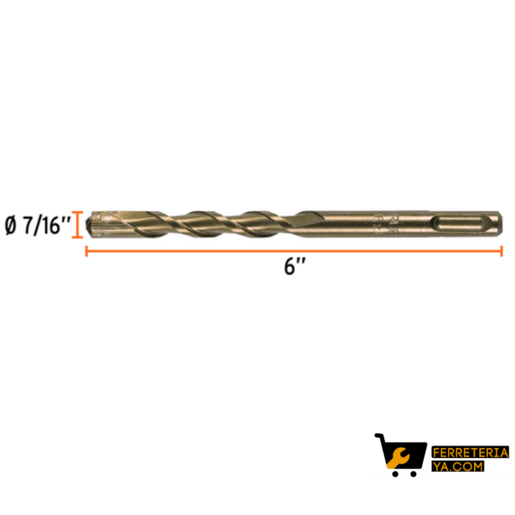 Broca Guia Muro 7/16 X 6 Truper 11278