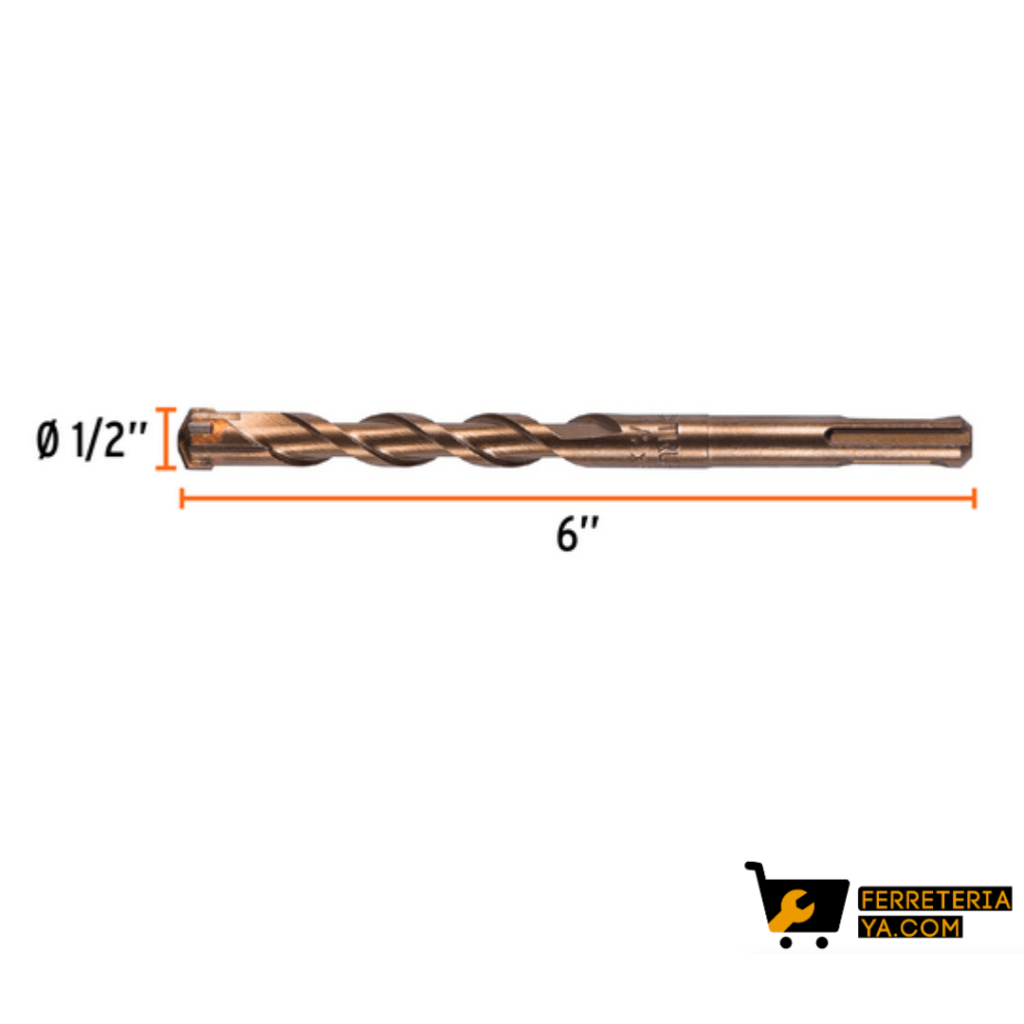 Broca Guia Muro 1/2 X 6 Truper 11279