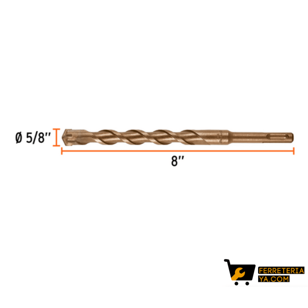 Broca Grande 5/8 x 8" Truper 11284