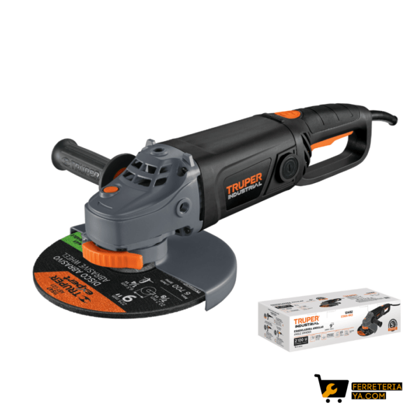 Pulidora angular 9" 2100 w Industrial truper-12482