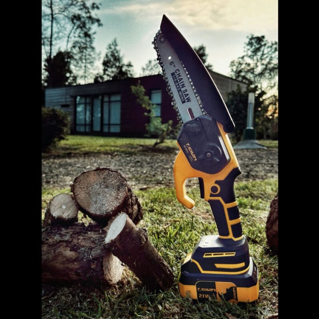 Motosierra de Cadena 6″ Inalámbrica Cilti BS8015 - Imagen 3