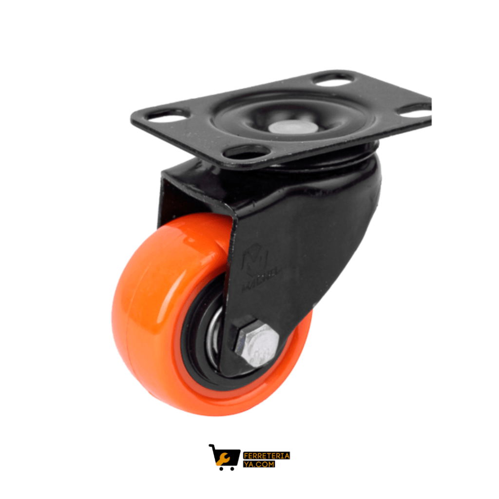 Rodachina Naranja 1"1/2