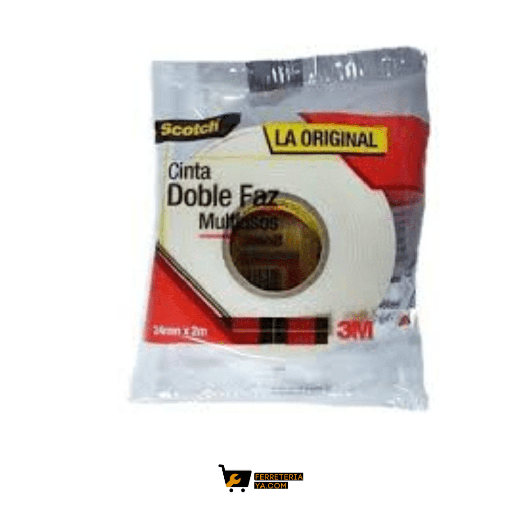 Cinta Doble Faz 3M - 1"x 2mts