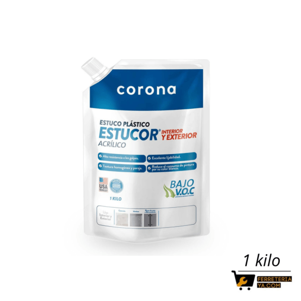 Estuco Corona para Exteriores 1 Kilo 50249