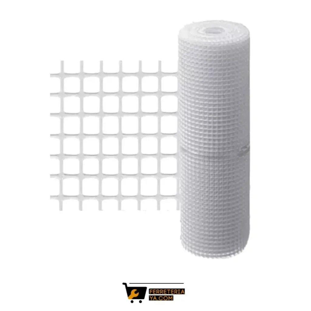 Malla Plastica Transparente 1 Mts de Alto x 1Mts Largo Cuadro de 15mm X 15mm (50472)