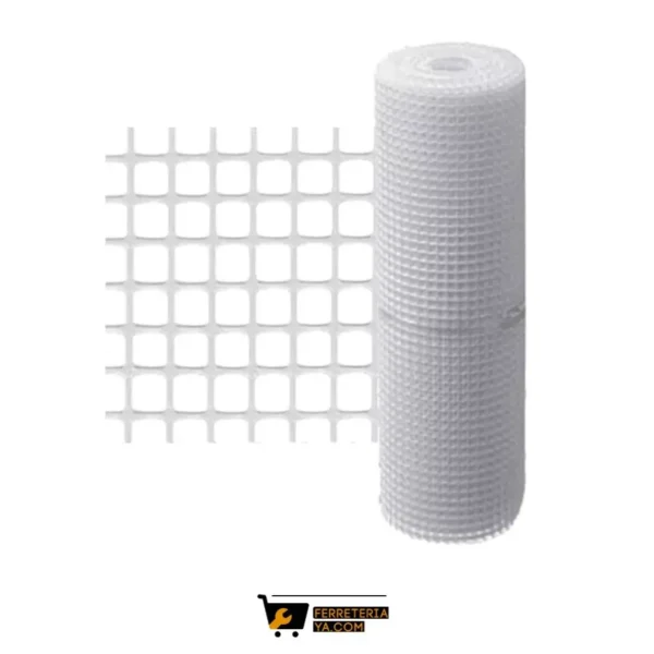 Malla Plastica Transparente 1 Mts de Alto x 1Mts Largo Cuadro de 15mm X 15mm (50472)