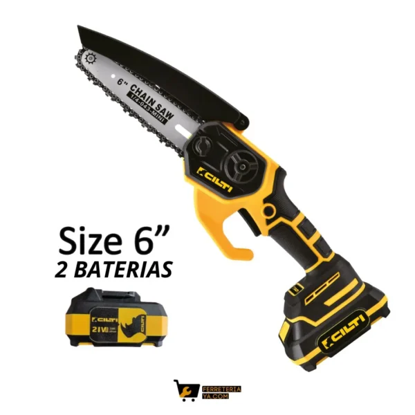 Sierra Para Madera Inalambrica 6" - 21v Cilti - 2 Baterias (50416)