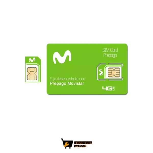 Sim Card Prepago Movistar (50498)