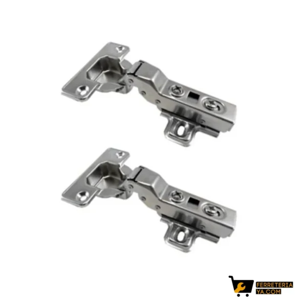 Bisagra Semi Parche Curva 35mm X 2 Unidades (48446)