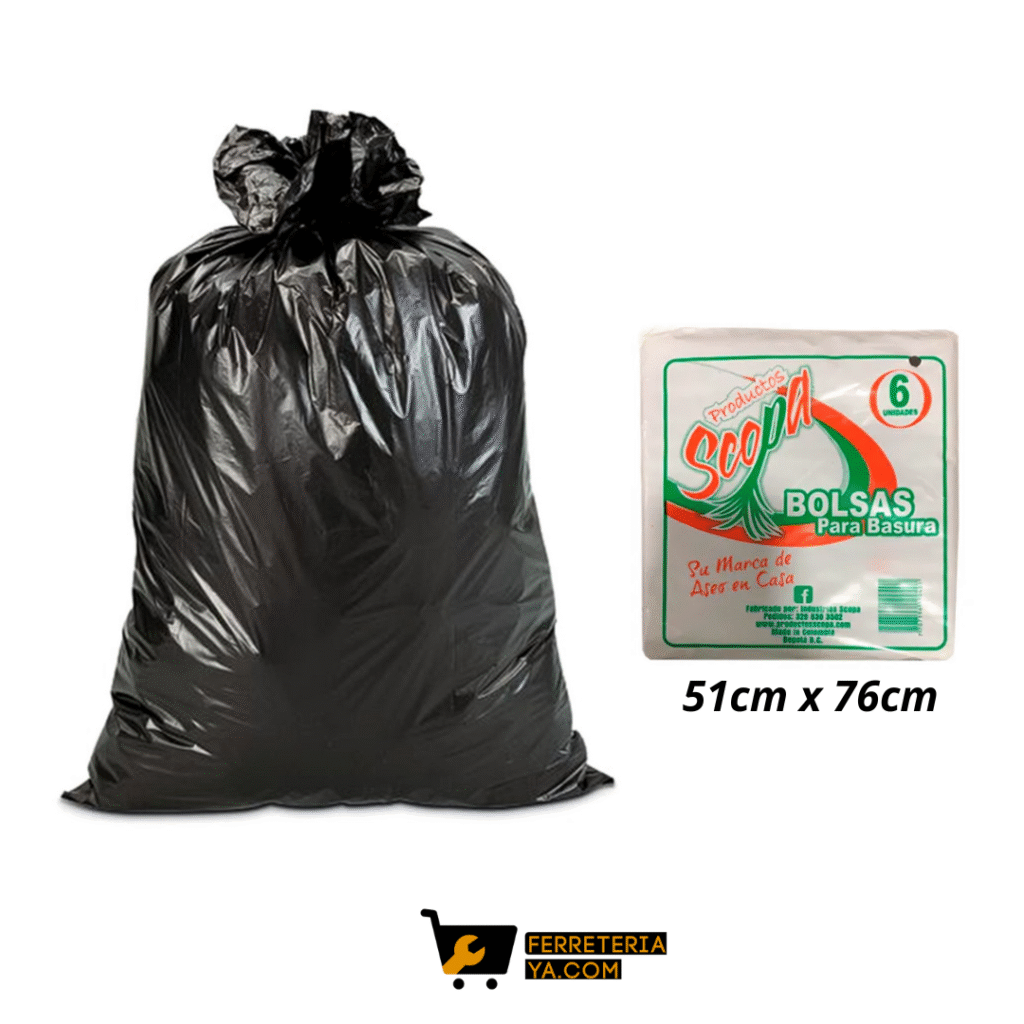 Bolsas Para Basura Mediana 51cm x 76cm Scopa (48078)