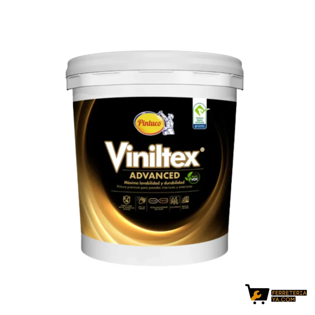 Vinilo Tipo 1 Blanco Viniltex Balde - Retiro Solo en Tienda (49938)