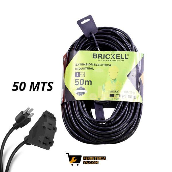 Extension Con Polo Tierra 50 Mts 3x14 Negra (50587)