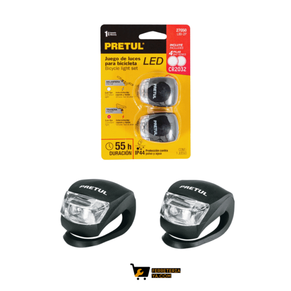Luces Para Bicicleta Pretul - (27050)