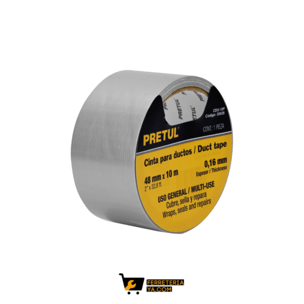 Cinta Ducto Gris 10m Pretul - 20528