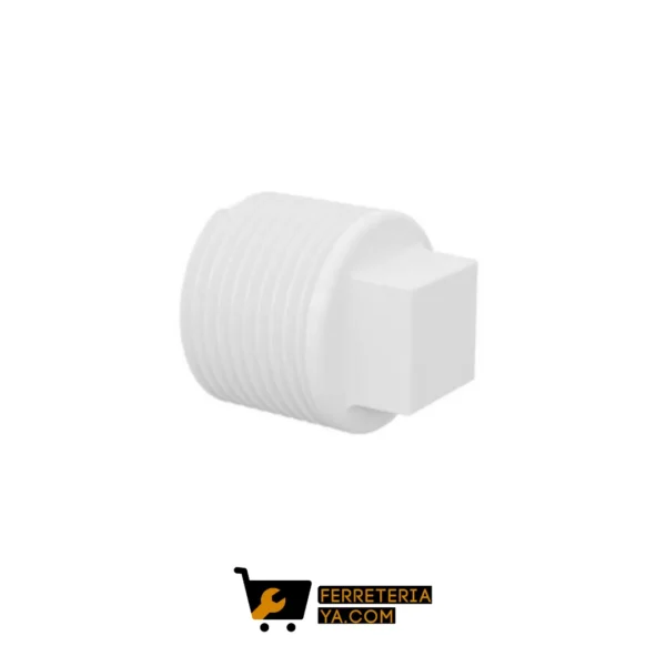Tapon Macho Pvc 1/2 " Agua Potable (47928)
