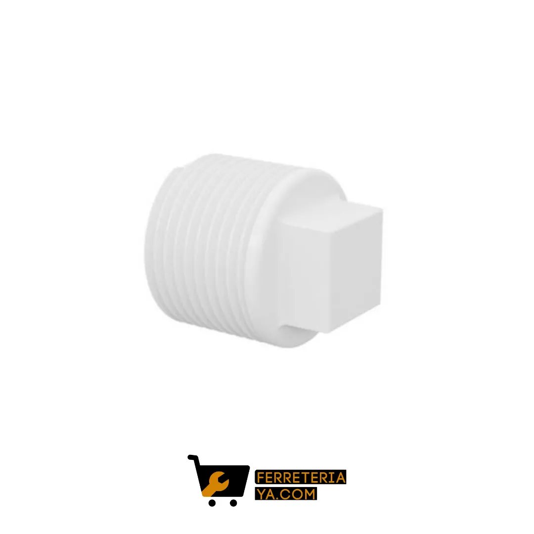 Tapon Macho Pvc 1/2 " Agua Potable (47928)