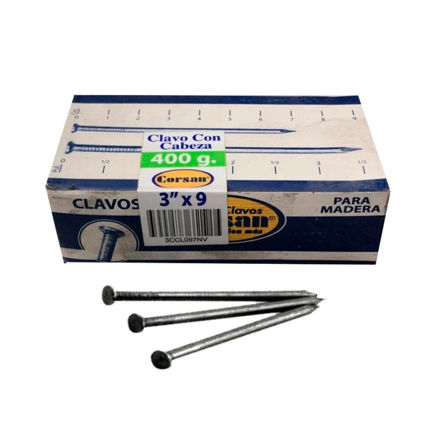 Puntilla 3X9 Caja 400g