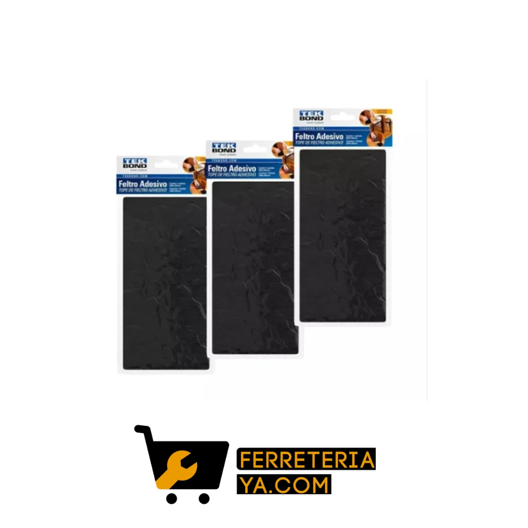 Fieltro Antirayones Adhesivo Completo 30cm Largo x 12cm Ancho