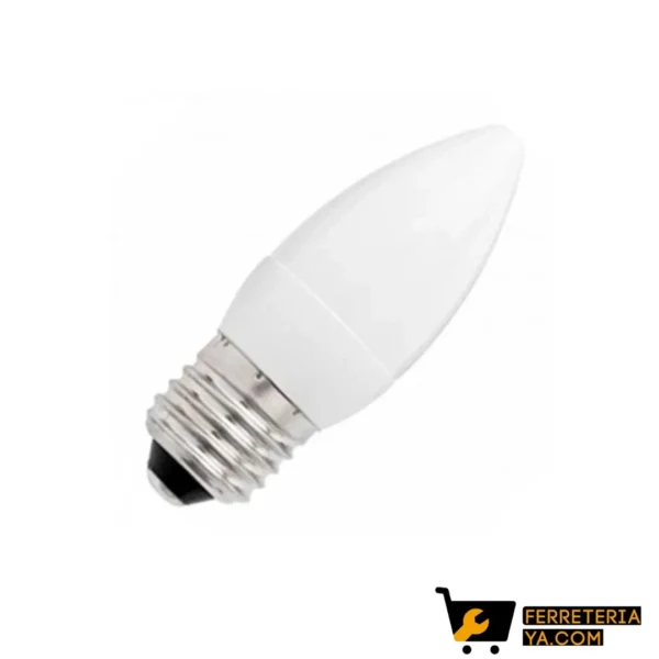 Bombillo Vela Led 5W Luz Blanca E27