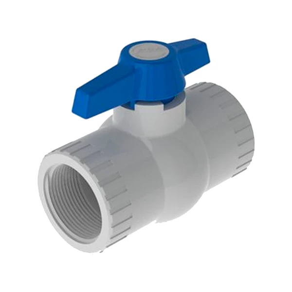 Registro PVC Plastico Bola 1"1/4 Soldar/Rosca