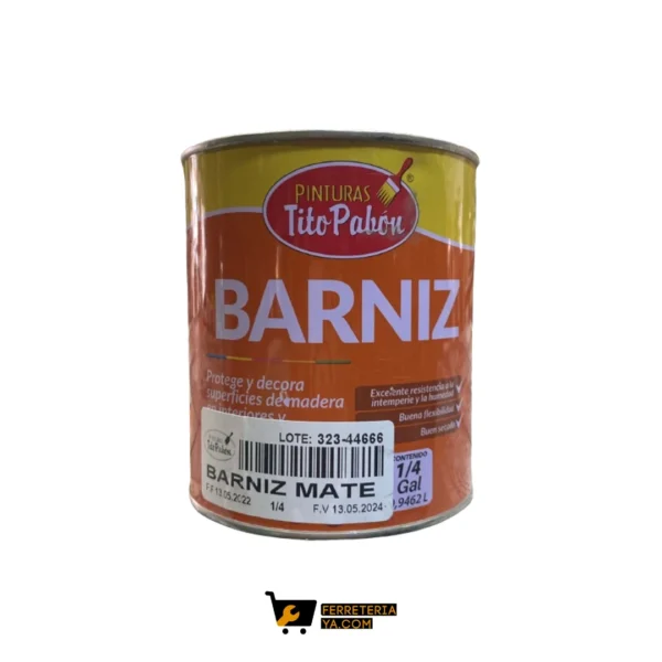 Barniz Mate Tito Pabon 1/4