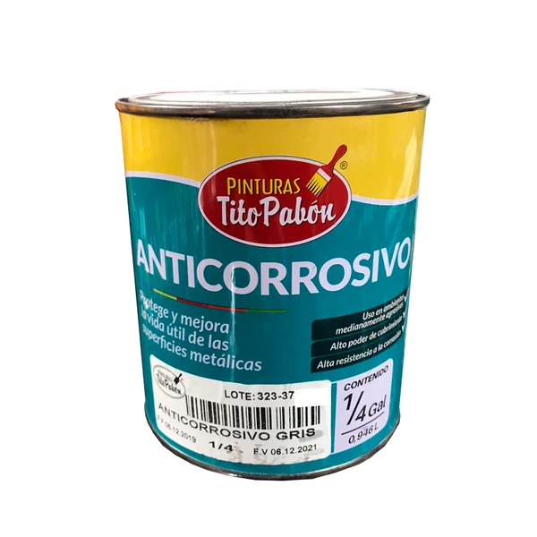 Anticorrosivo Gris Tito Pabon 1/4