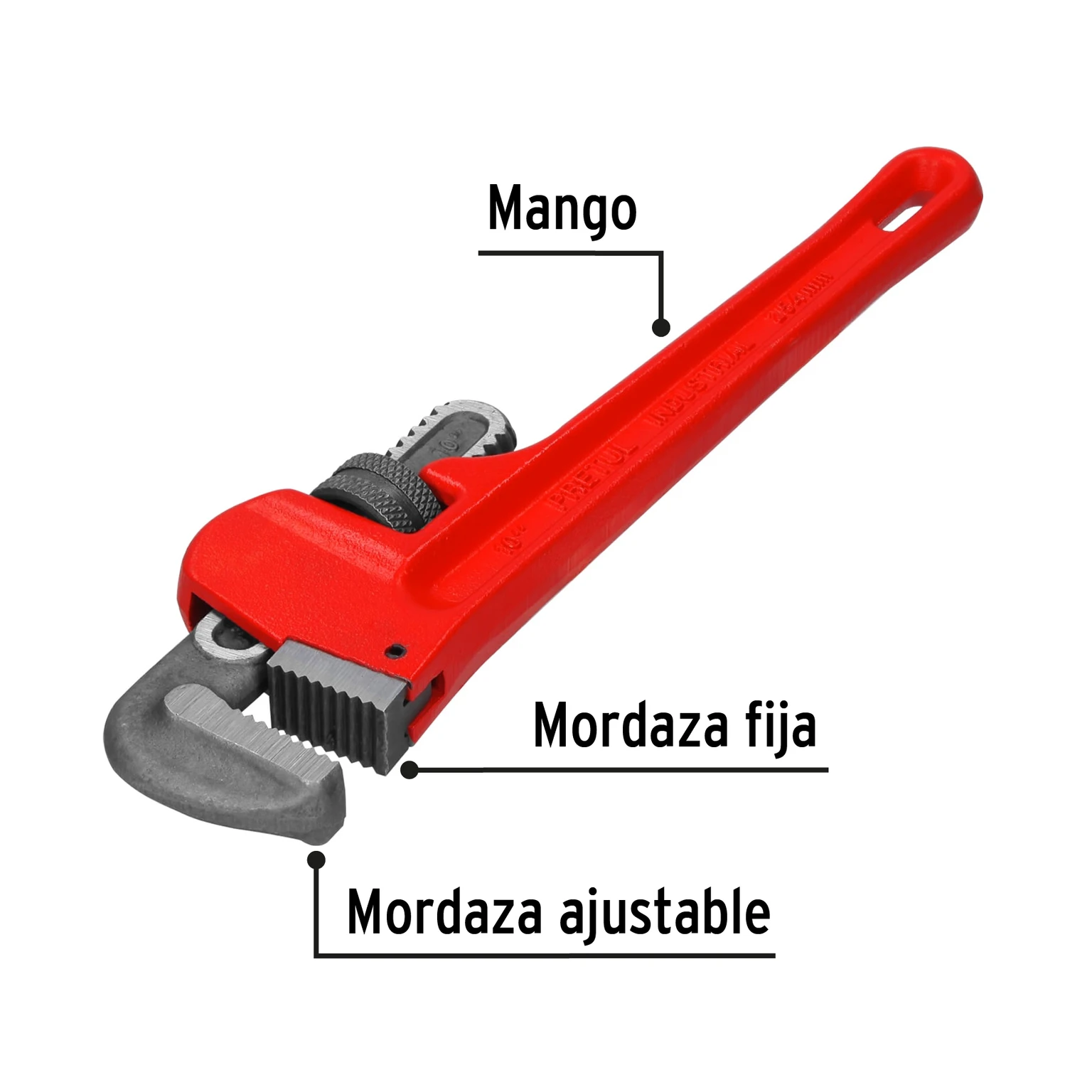 Llave Tubo 10" Pretul 22011