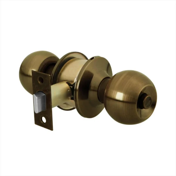 Cerradura Pomo Esfera Baño Hermex Laton Antiguo 23567